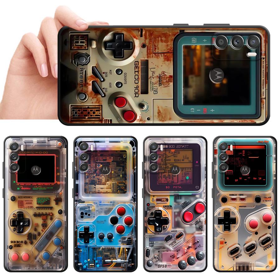 Gaming Console Logo - Retro Oyun Konsolu Kılıfı Moto Edge