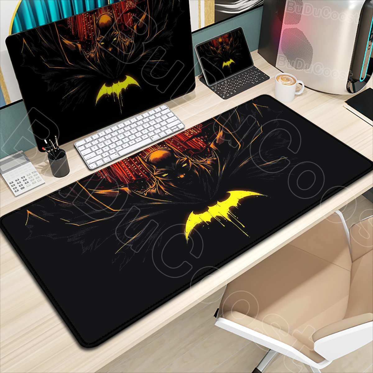 Gaming Console Portable Pc - B-Batman Mouse Pad HD Büyük Oyun