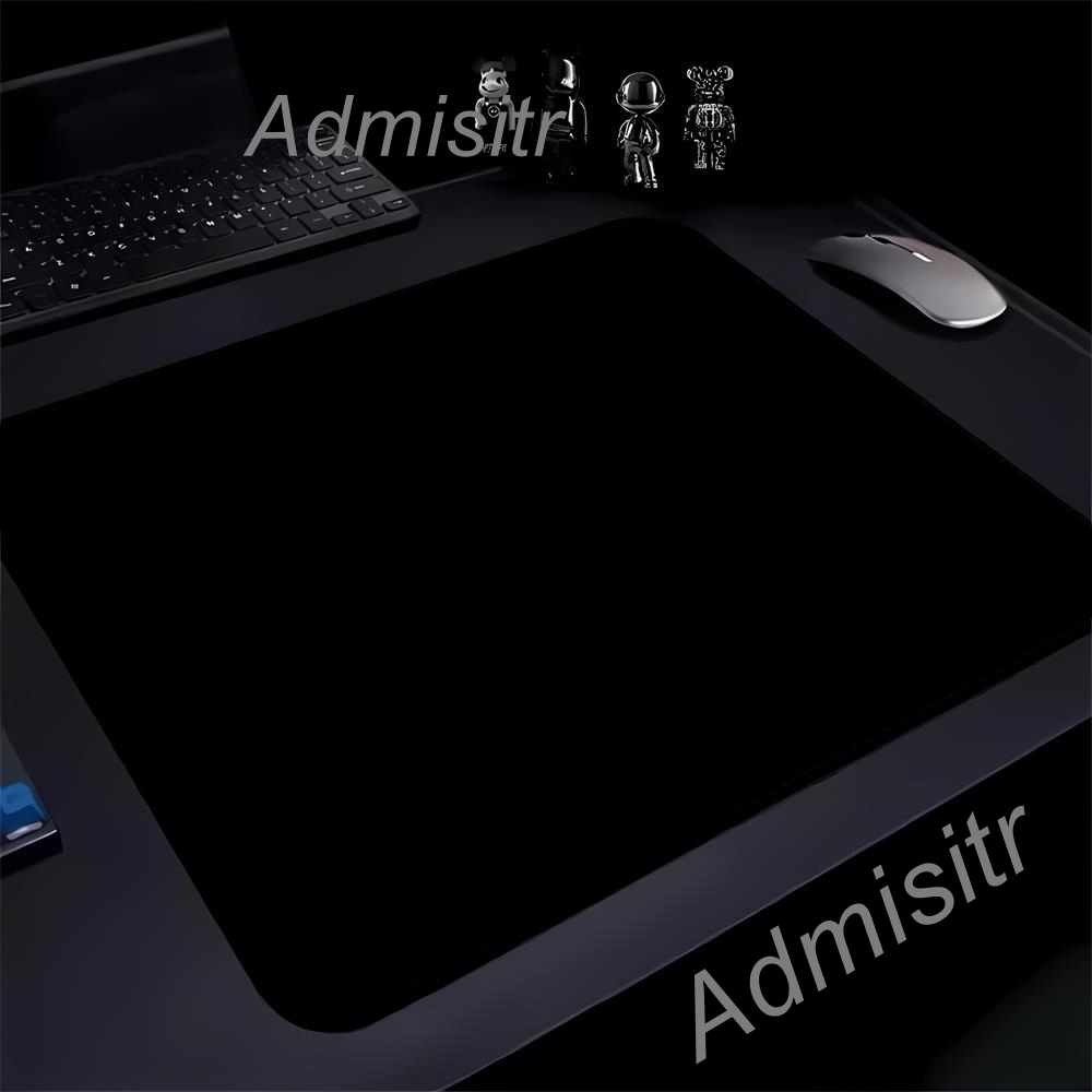 Gaming Console Portable Pc - 45X40 Büyük Siyah Mouse Pad Basit