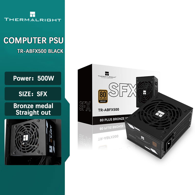 Console Gaming Pc Case - Thermalright TR-ABFX500 Siyah SFX Bronz Madalya