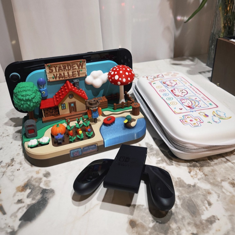 Gaming Console With - Switch Dock Stardew Valley Çiftlik Temalı