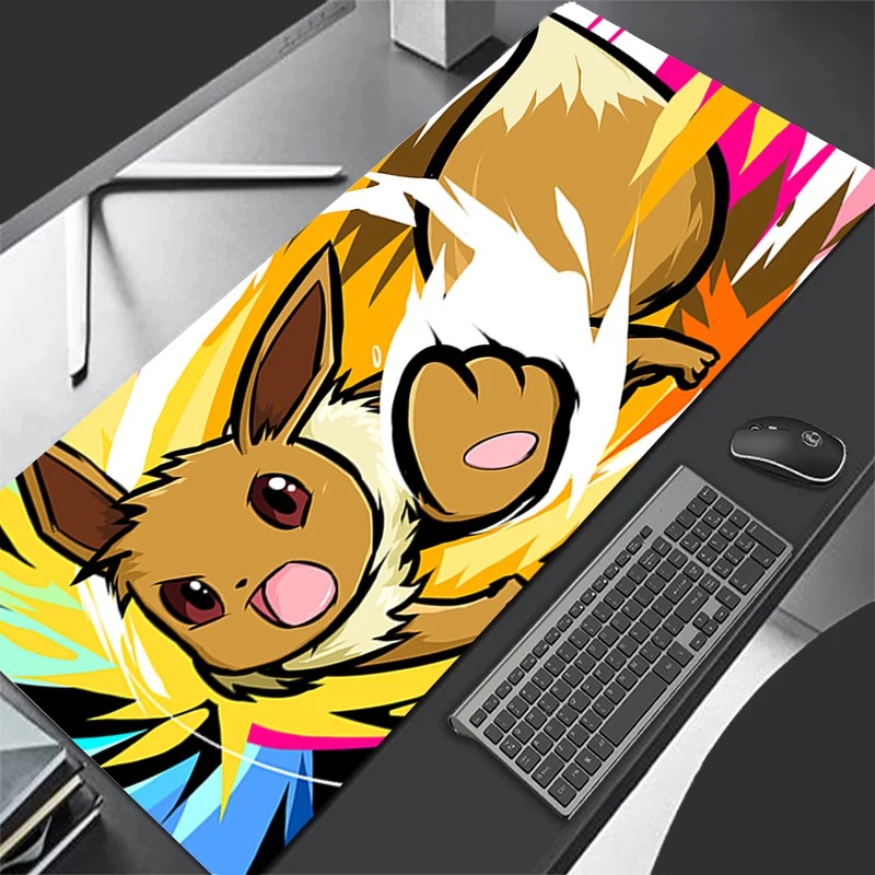 Gaming Console Portable Pc - P-Pokemon Eevee Anime Oyun Mouse Pad'i,