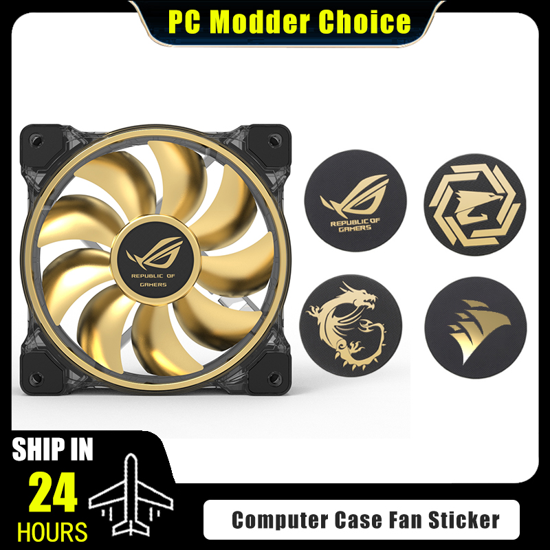 Console Gaming Pc Case - Bilgisayar Kasası Fanı logo çıkartması, ROG