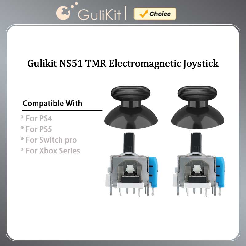 Gaming Console And Tv - GuliKit NS51 TMR Joystick, Çubuk Kapağıyla,