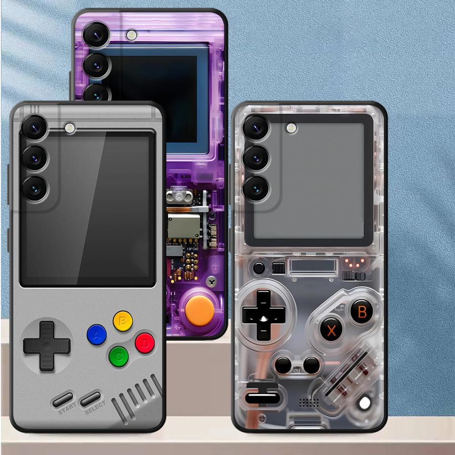 Console Gaming Pc Case - Mor Oyun Konsolu Desenli Telefon Kılıfı