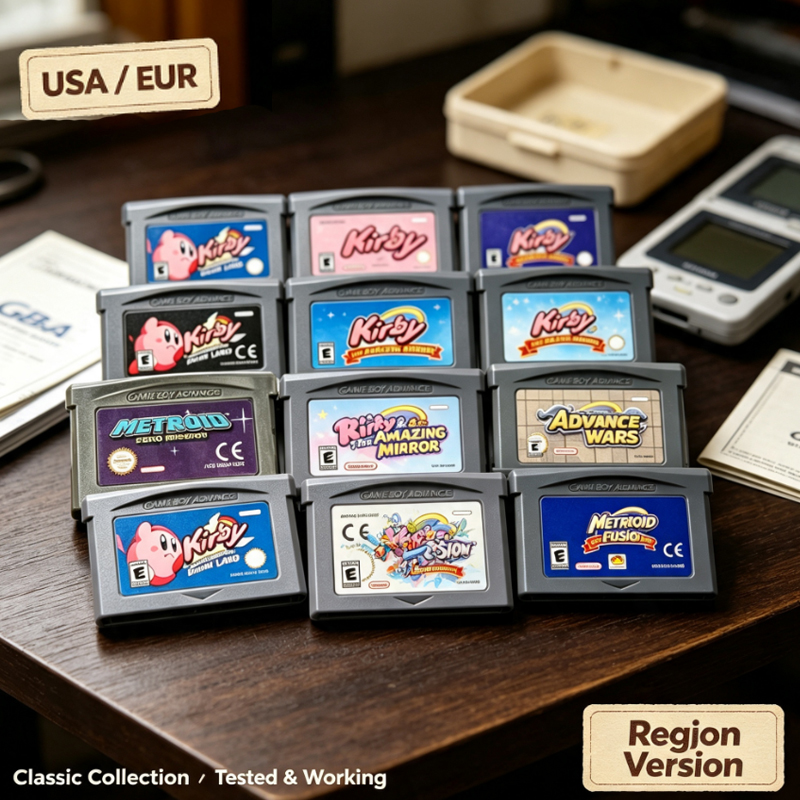 Gaming Console And - Kirby 32-Bit Oyun Kartı GBA Oyun