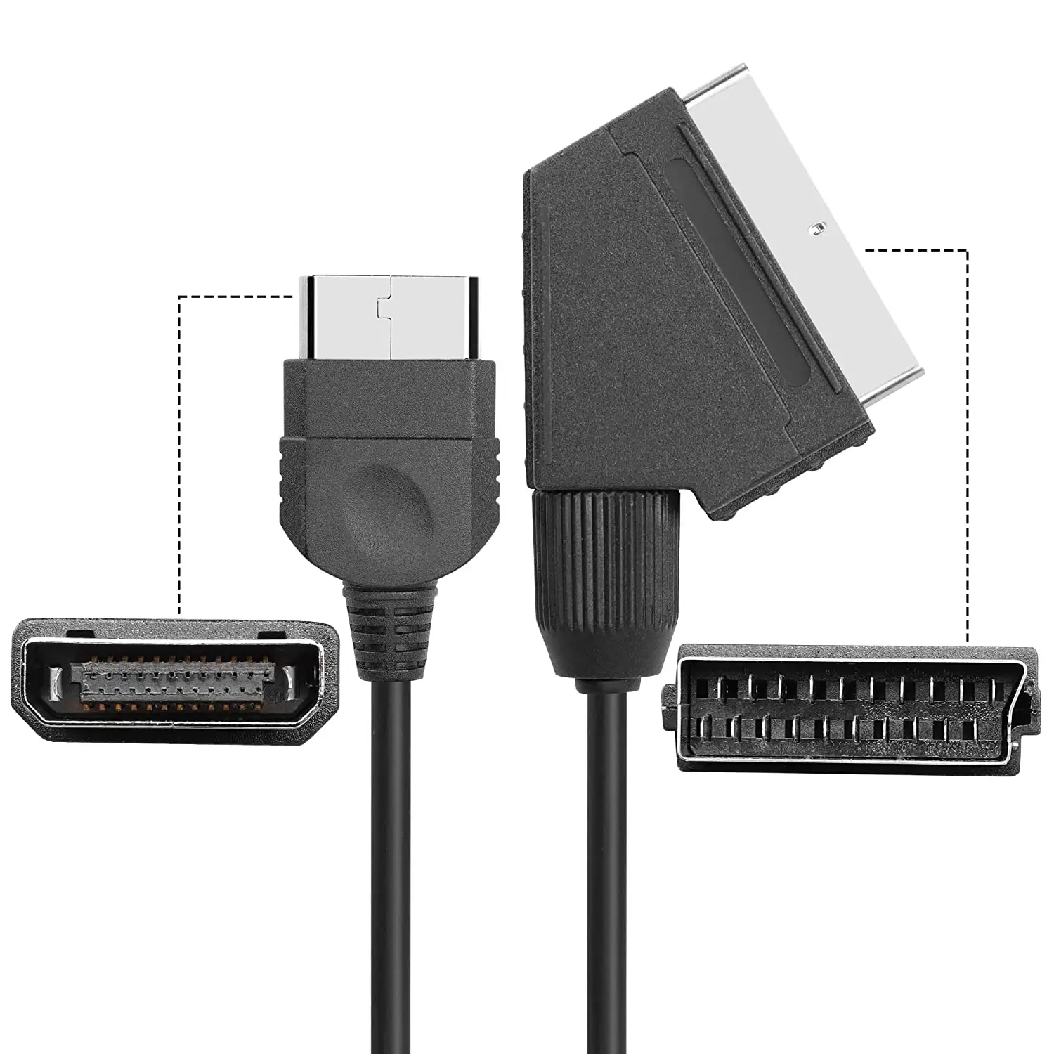 2 adet/lot 6Ft RGB SCART Kablo - Gaming Console Xbox One incelemesi ve fiyatı