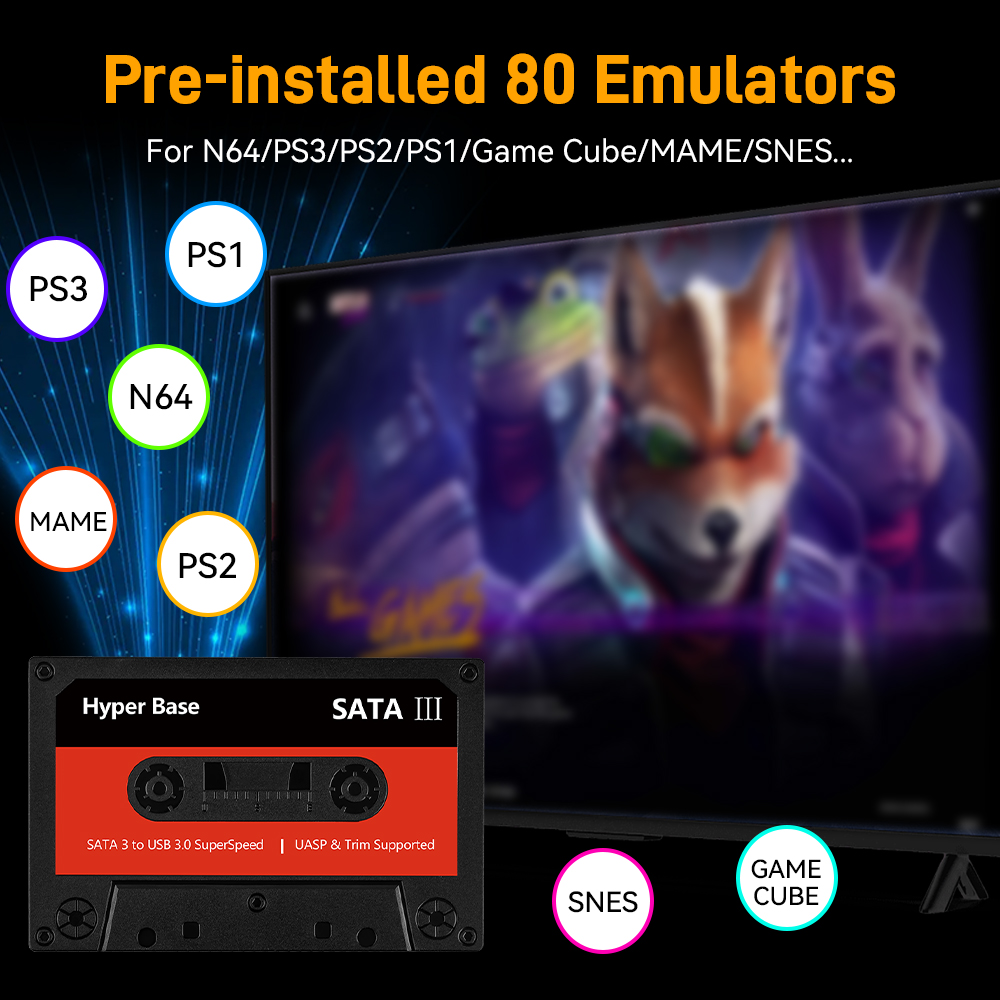 Batocera 500G/2T Emulator Oyun - Gaming Console In Chinese incelemesi ve fiyatı