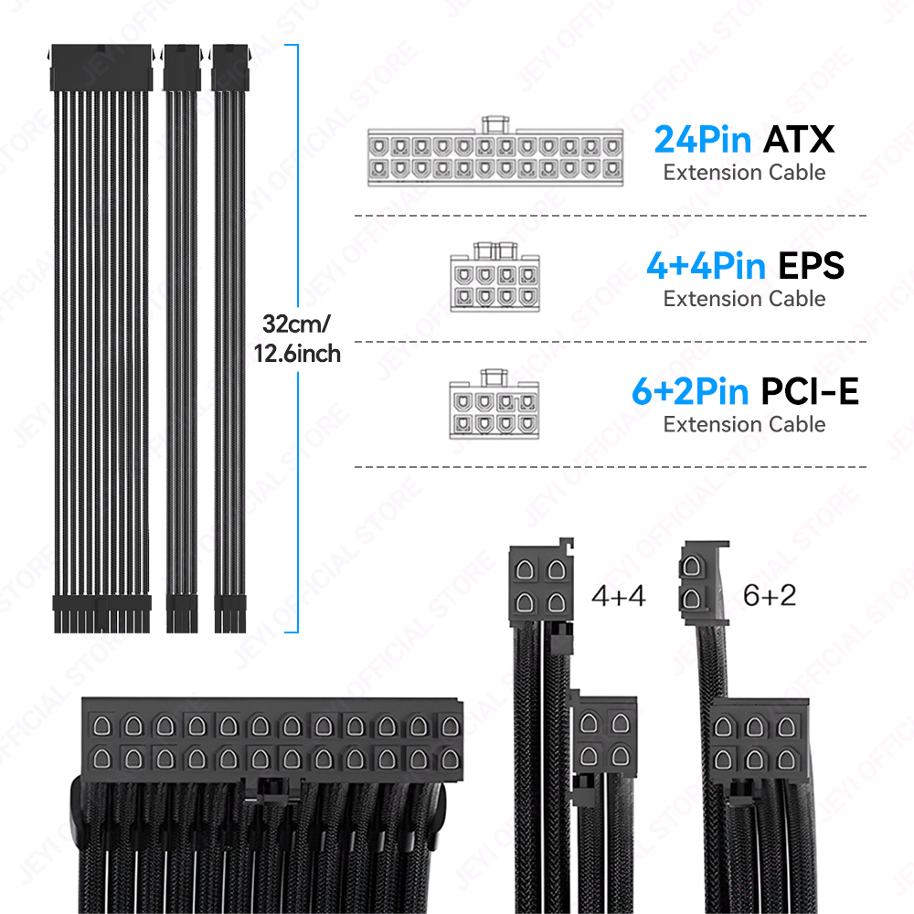 JEYI PSU Uzatma Kablosu Kiti-2 - Console Gaming Pc Case incelemesi ve fiyatı