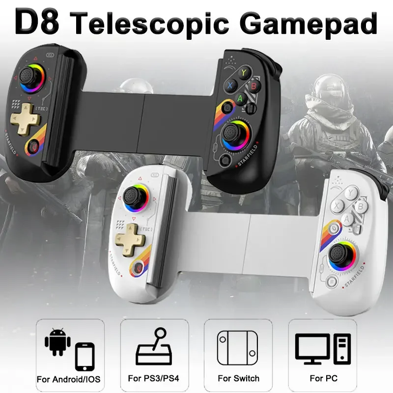 Sıcak satış BSP D8 RGB Tablet  - Gaming Console For Phone incelemesi ve fiyatı