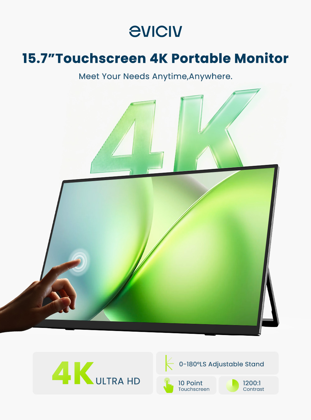 EVICIV 4K Taşınabilir Monitör  - Gaming Console Portable Pc incelemesi ve fiyatı