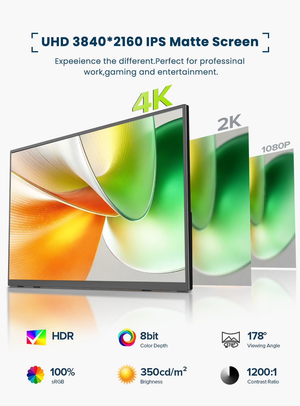 EVICIV 4K Taşınabilir Monitör  - Gaming Console Portable Pc incelemesi ve fiyatı