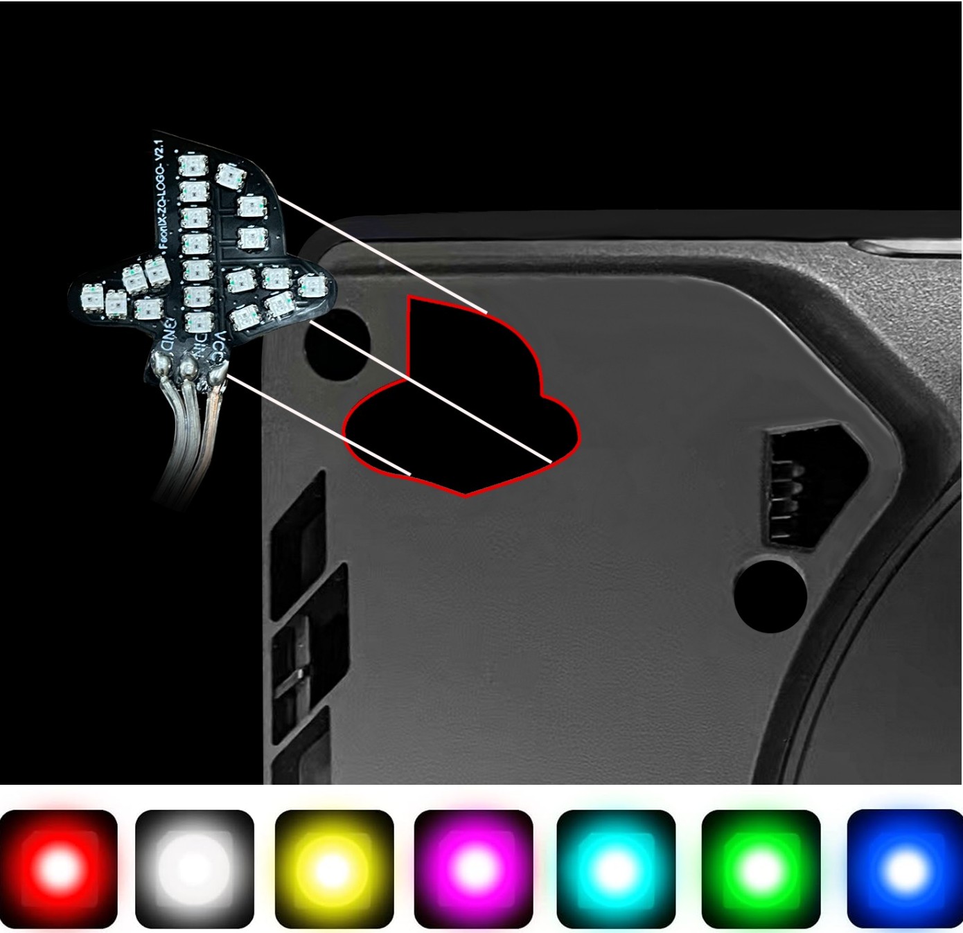 Müzik Senkronizasyonlu RGB Atm - Gaming Console Logo incelemesi ve fiyatı
